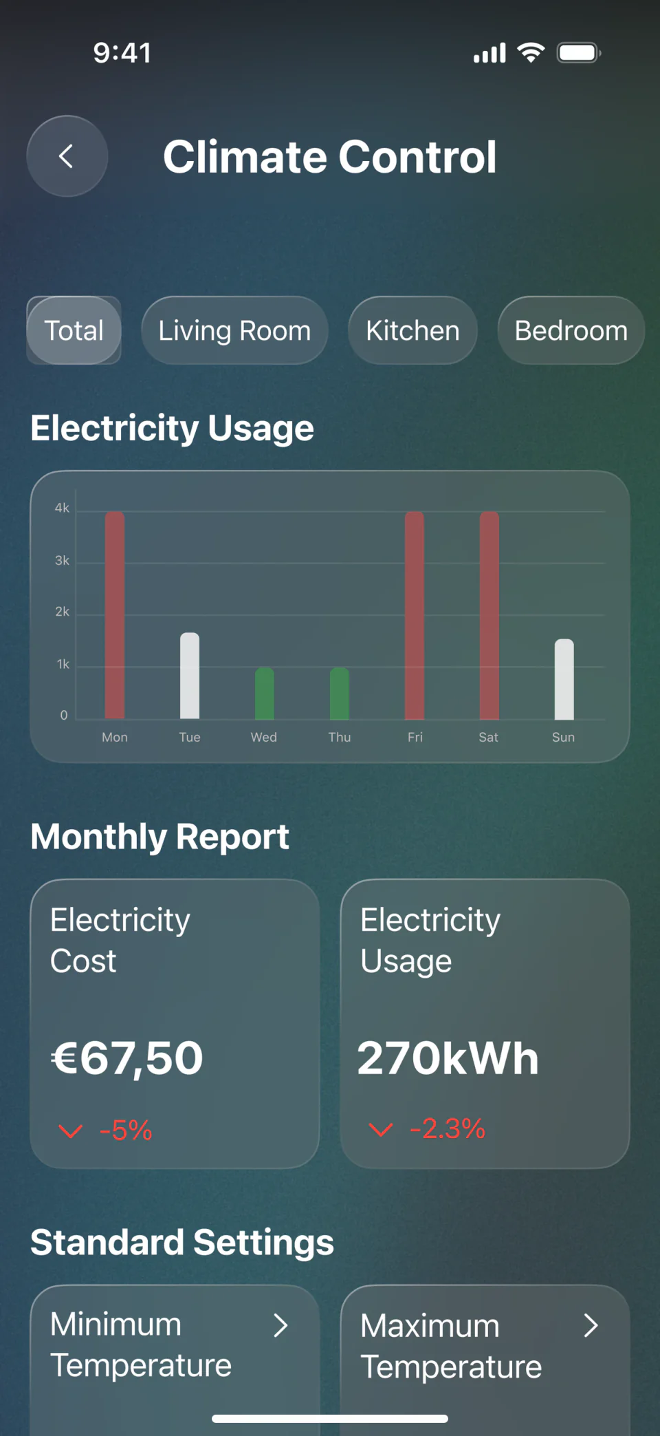 InStay UI screen 12